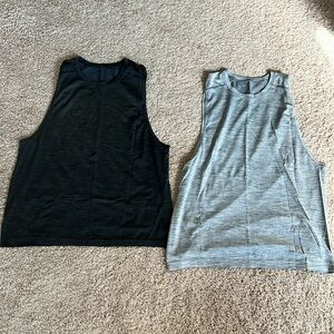 x2 Lululemon Metal Vent Tech Sleeveless Shirts